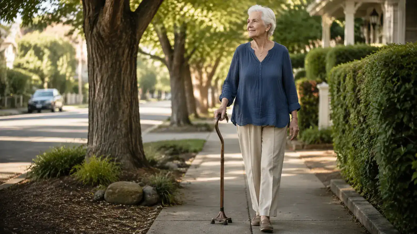 How to Walk With a Cane Without Making Your Back and Hip Worse